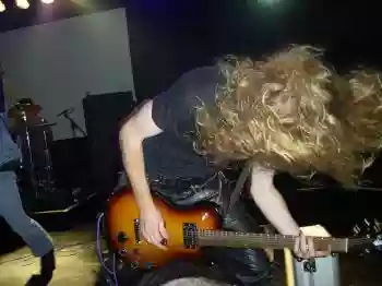 The metal on stage